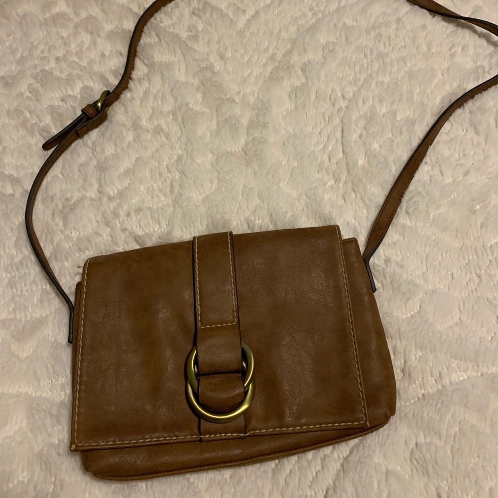 Brown crossbody bag
